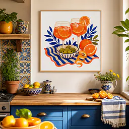 Aperitivo Hour – grafisches Stillleben