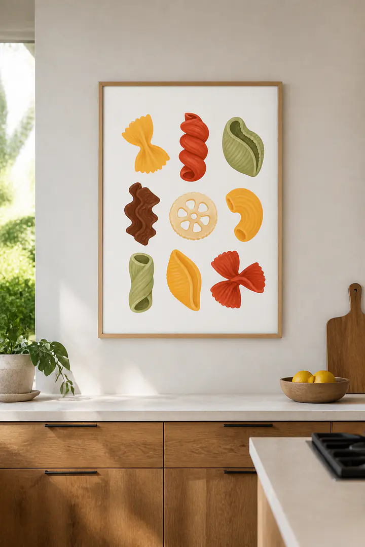 Pasta Shapes – A Graphic Study of Forms