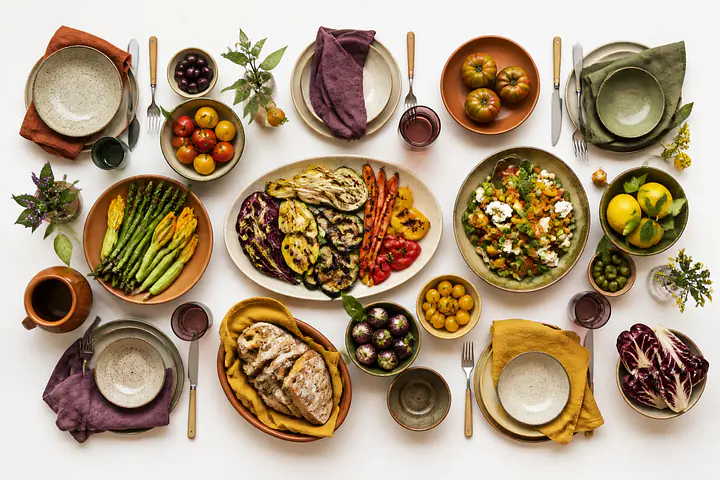 Long Lunch – gedeckte Tafel