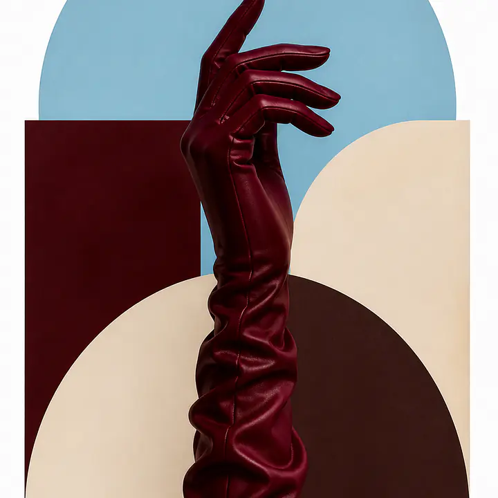 Red Glove – skulpturales Fashion-Wandbild primary image