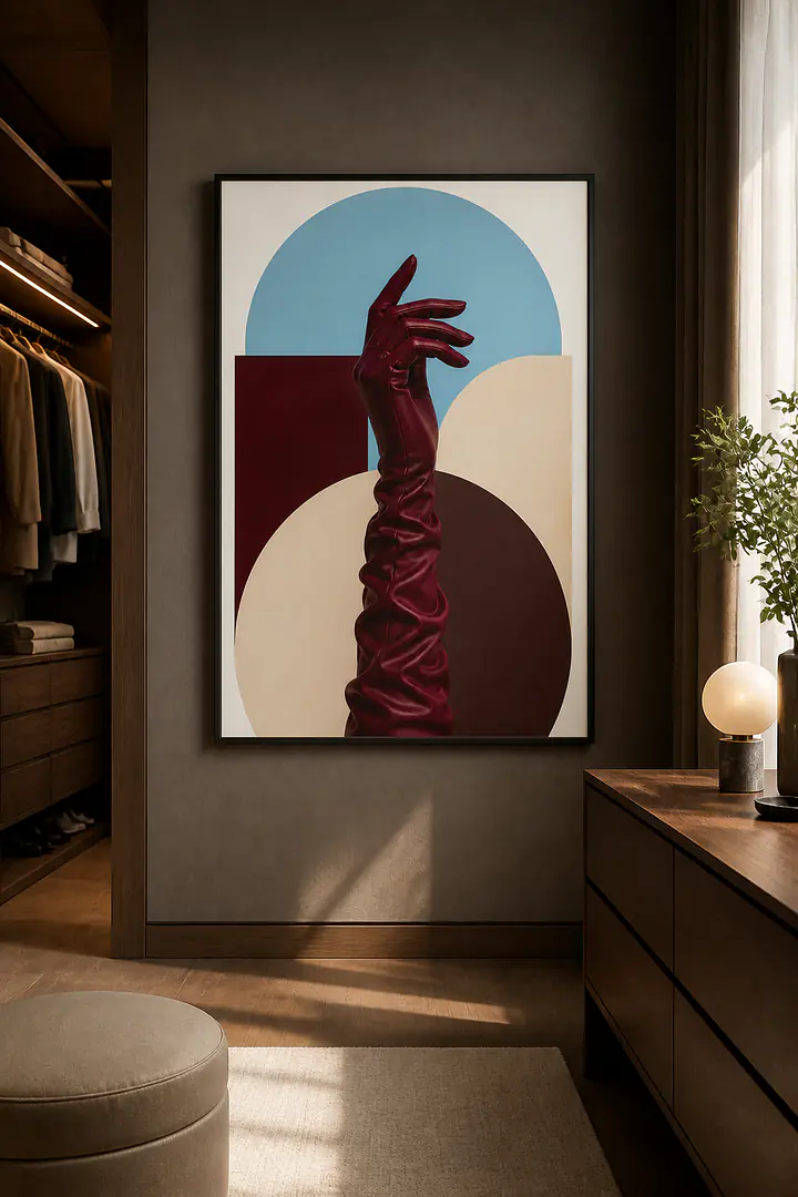 Red Glove – Sculptural Fashion Wall Art