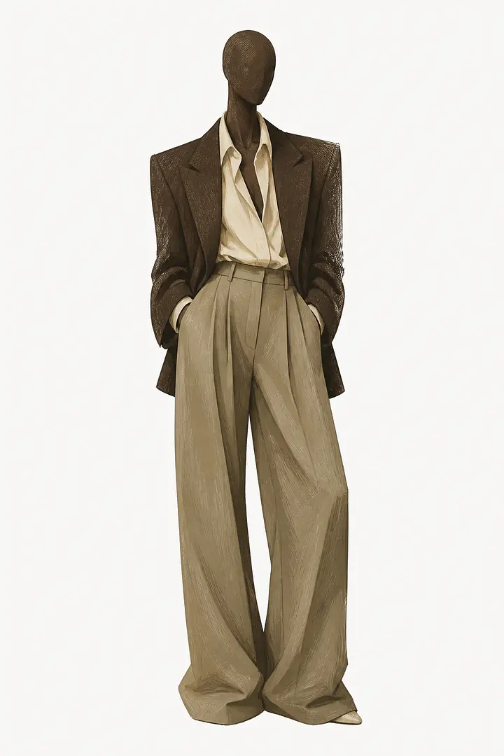 Tailored Silhouette – anonyme Modefigur