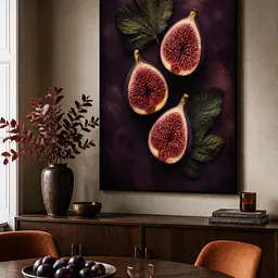 Fig Study – Feigen in tiefen Farben