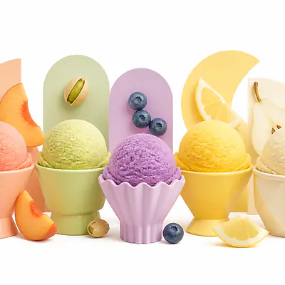 Summer Sorbet – pastellige Dessertformen primary image