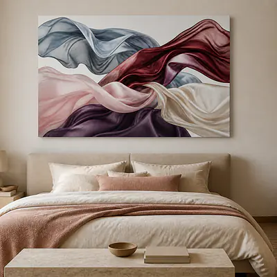 Fabric Wave – Flowing Fabric Panel secondary image