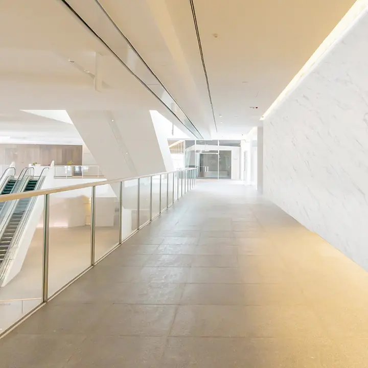 Furniture film white Carrara marble with fine grey veining