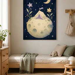 Moon Camp – Nighttime Fantasy Camp for Kids' Rooms