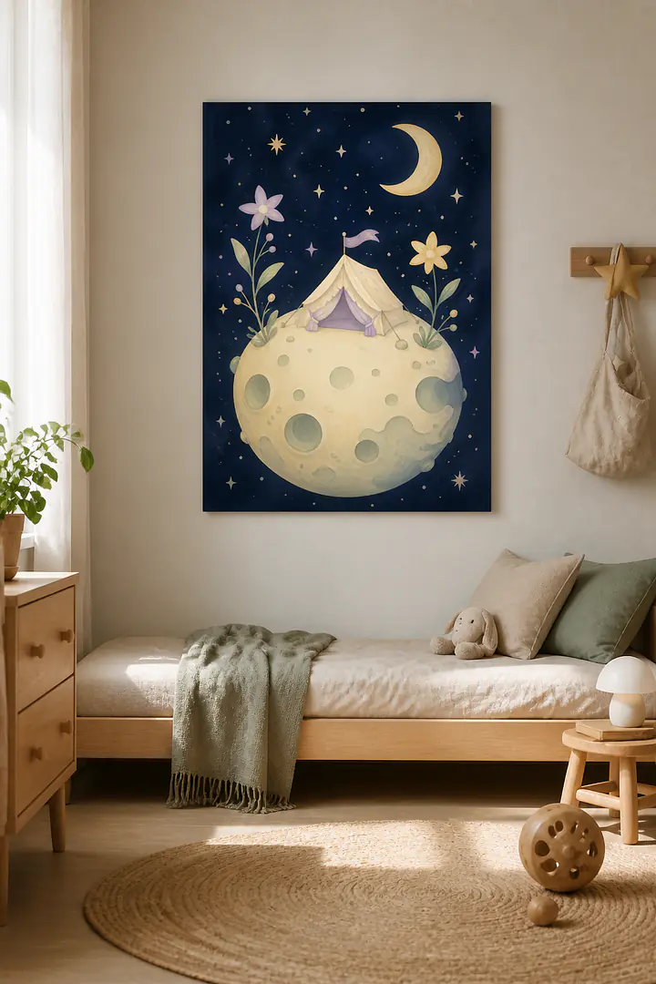Moon Camp – Nighttime Fantasy Camp for Kids' Rooms