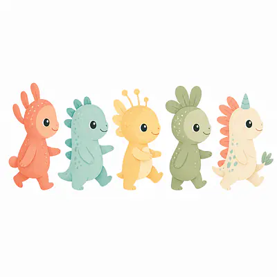 Tiny Parade – Fantasy Animals primary image