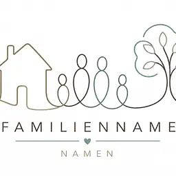 Family Line – Personalized Wall Art