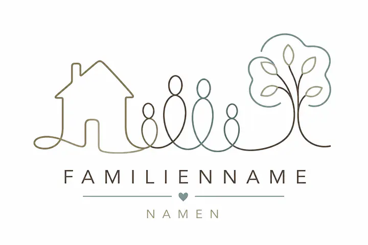 Family Line – Personalized Wall Art