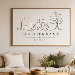 Family Line – Personalized Wall Art