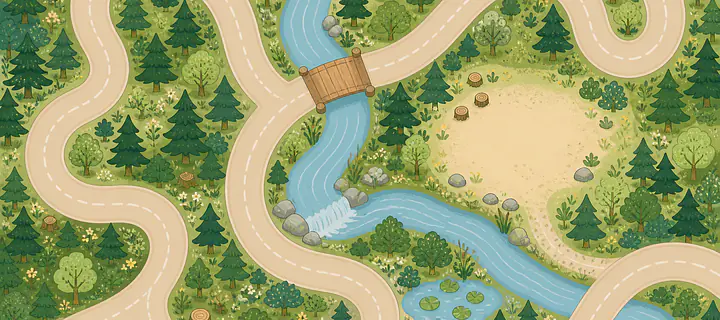 Waldstraße Tabletop Play World for TROFAST