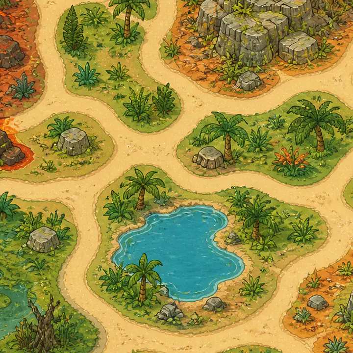 Dino Valley – Tabletop-Spielwelt für TROFAST primary image