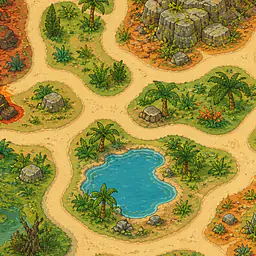 Dino Valley – Tabletop Play World for TROFAST
