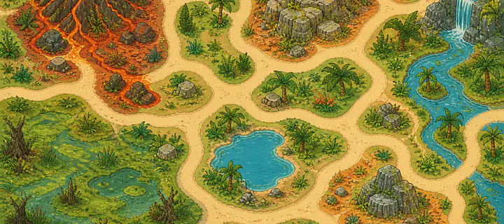 Dino Valley – Tabletop Play World for TROFAST