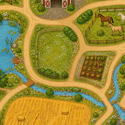 Bauernhofrunde – TROFAST Tabletop-Spielwelt