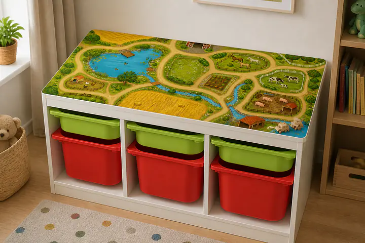 Bauernhofrunde – TROFAST Tabletop-Spielwelt