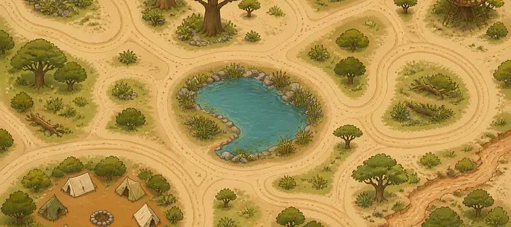 Safari-Expedition Tabletop für TROFAST