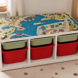 Hafenstadt Tabletop-Spielwelt für TROFAST