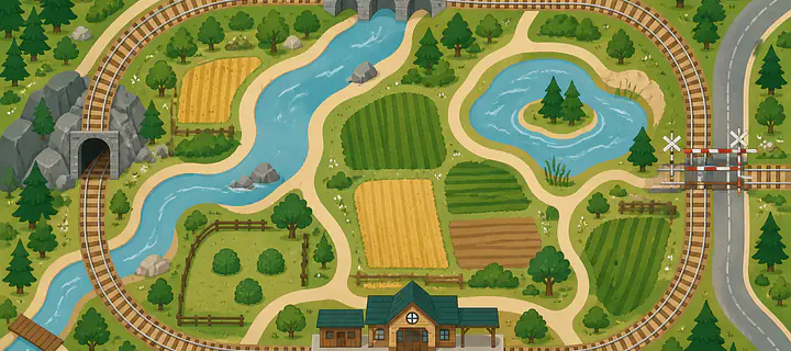 Railway Adventure Tabletop for TROFAST