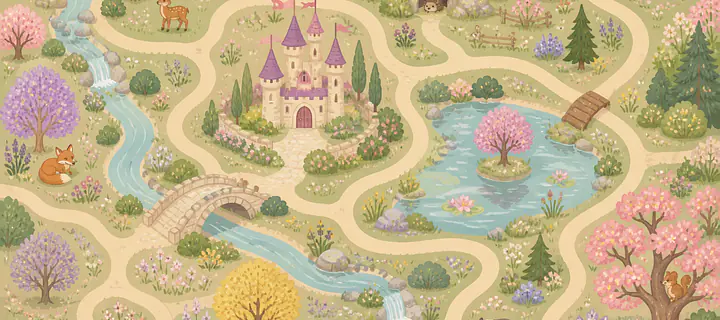 Märchenwald Tabletop-Spielwelt für IKEA TROFAST
