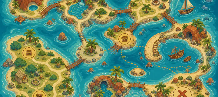 Island Treasure Hunt Tabletop for TROFAST