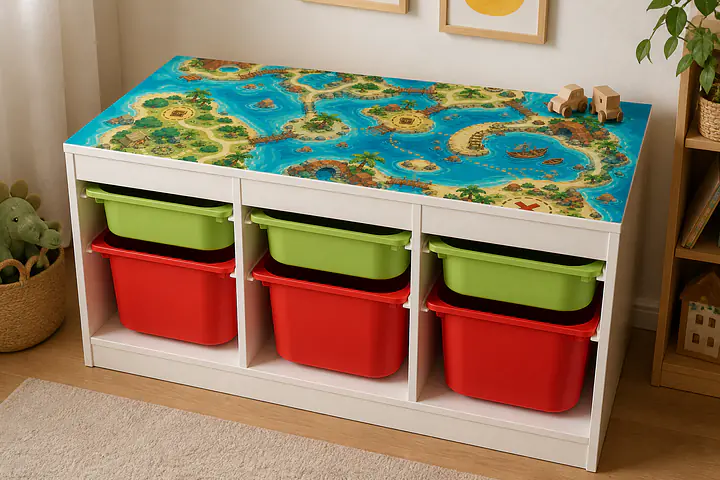 Island Treasure Hunt Tabletop for TROFAST