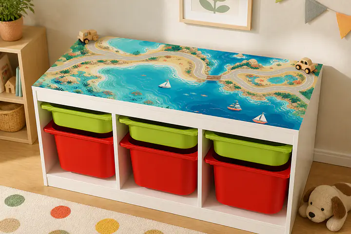 Meeresbucht Tabletop-Spielwelt für TROFAST