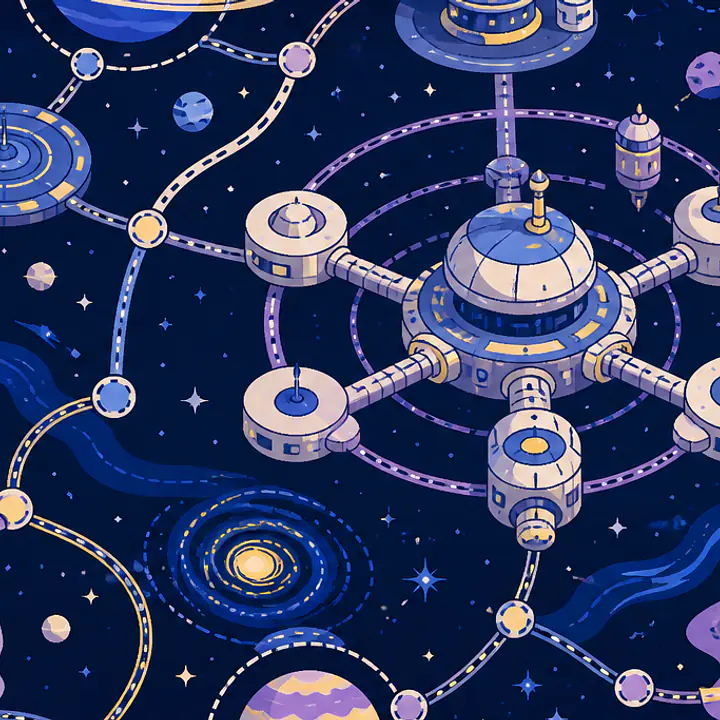 Weltraumstation – Tabletop-Spielwelt für TROFAST primary image