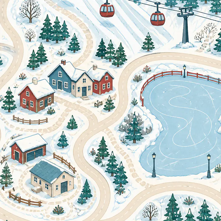 Winterdorf Tabletop-Spielwelt für TROFAST primary image