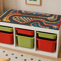 Racetrack Retro – TROFAST Tabletop Play World