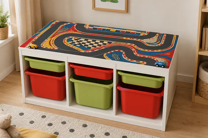 Racetrack Retro – TROFAST Tabletop Play World
