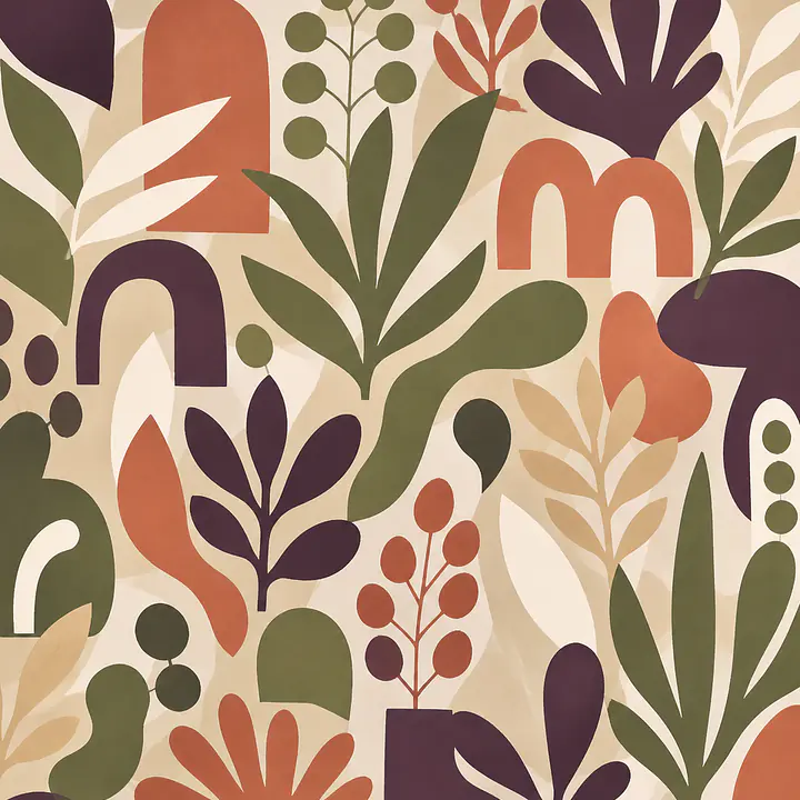 Clay Cut-Paper Garden Motivfolie für BESTA primary image