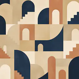 Quiet Architectural Rhythm – Motivfolie für BESTA