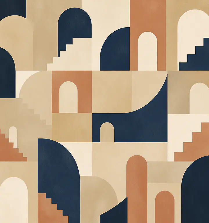 Quiet Architectural Rhythm – Motivfolie für BESTA