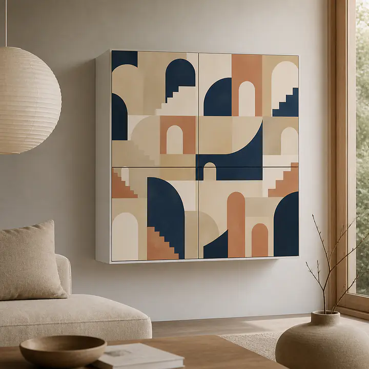 Quiet Architectural Rhythm – Motivfolie für BESTA
