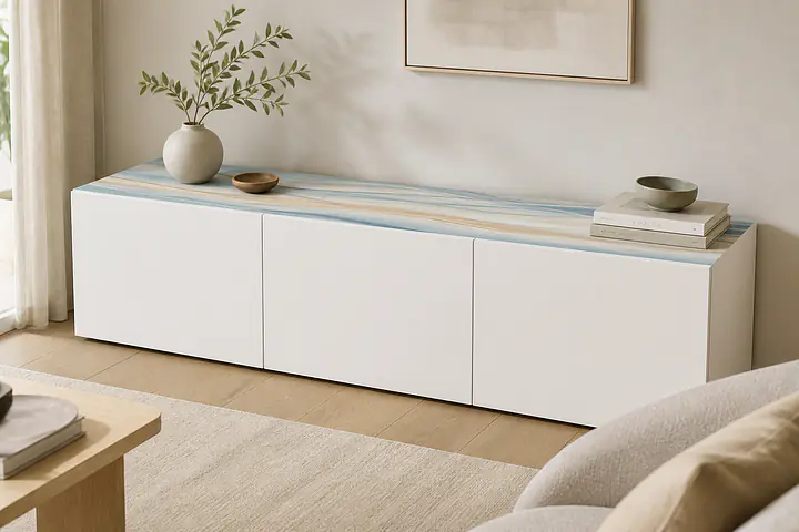 Tidal Lines Decorative Film for BESTA Top Panel