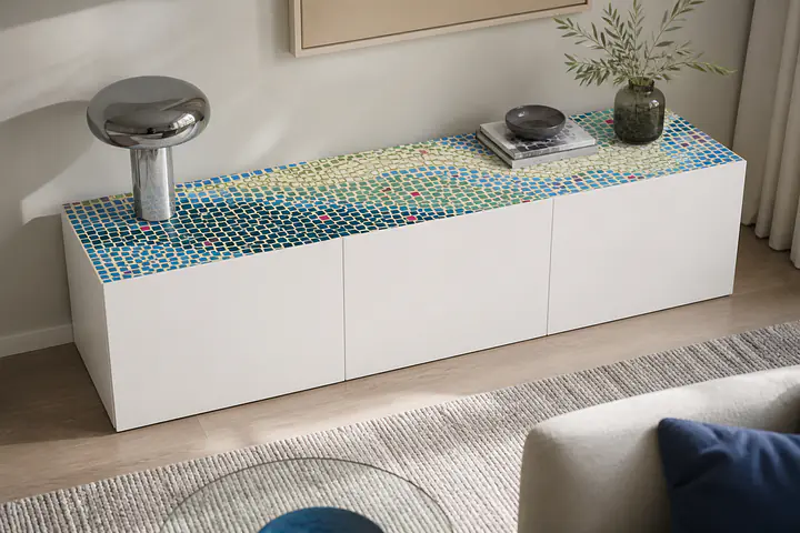 Micro Mosaic Flow Decorative Film for BESTA