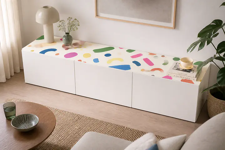 Brush Confetti Decorative Film for BESTA