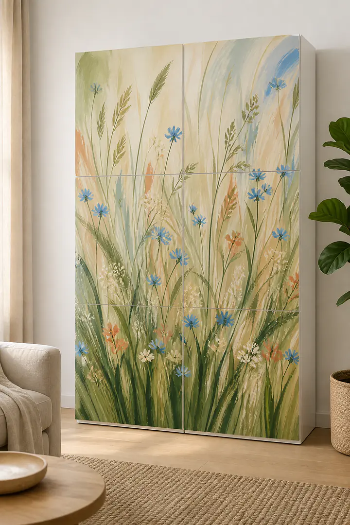 Vertical Meadow Decorative Film for BESTA