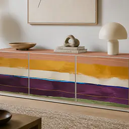 Painted Strata Design Film for BESTA Sideboard Set