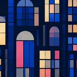 Night Windows – Design Film for BESTA Sideboard Set