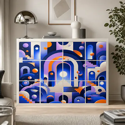 Luminous Portal Mosaic — Design Film for KALLAX secondary image