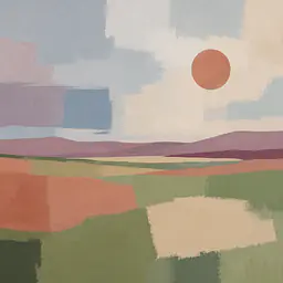 Painted Horizon Mosaic für KALLAX