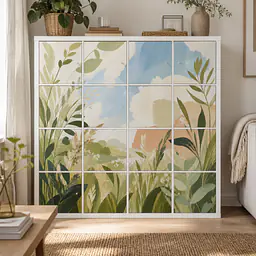 Meadow Window Mosaic für KALLAX