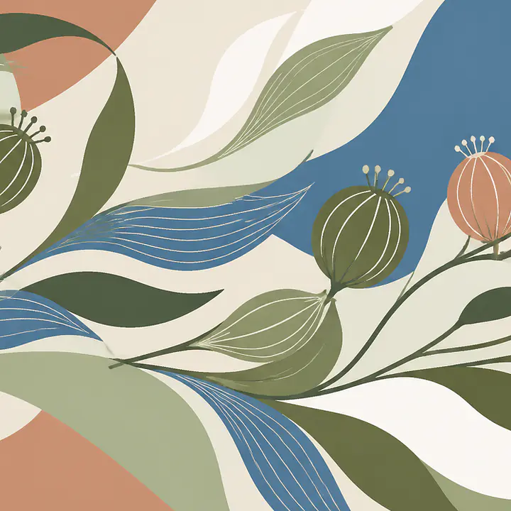 Botanical Ribbon Motivfolie für HEMNES primary image