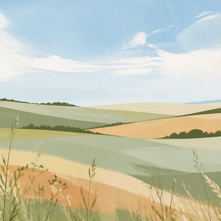 Meadow Horizon Motivfolie für HEMNES primary image