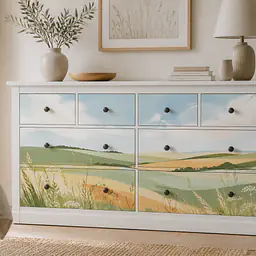 Meadow Horizon Decorative Film for HEMNES