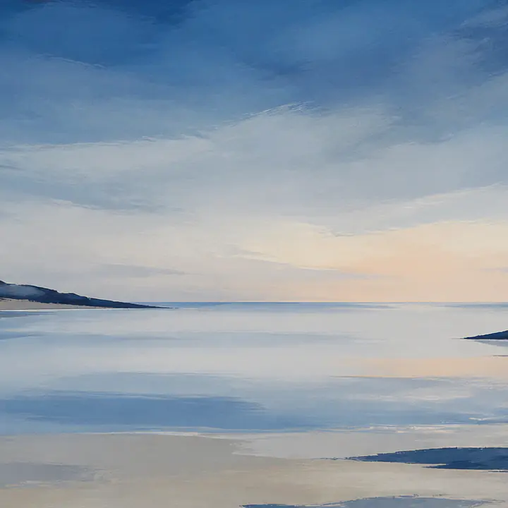 Blue Hour Coast Motivfolie für HEMNES primary image